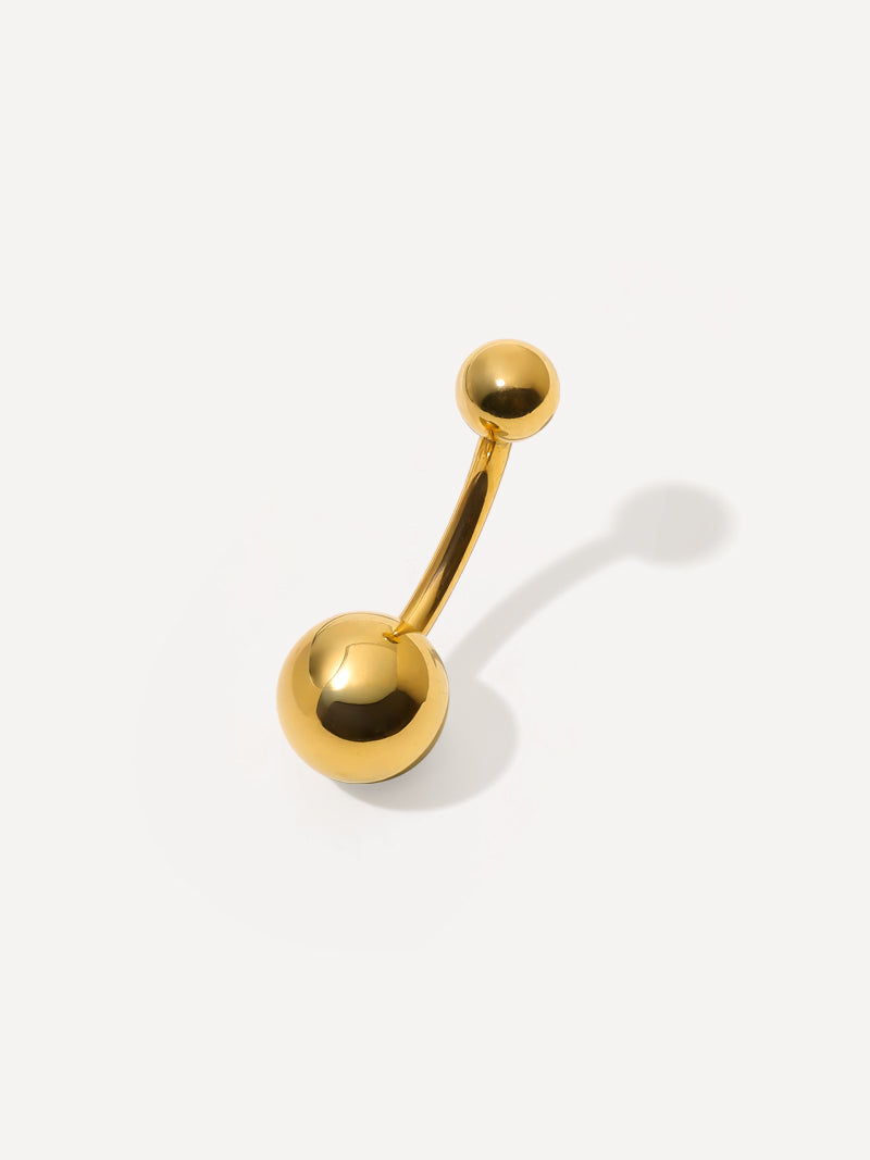 Classic Smooth Titanium belly button piercings