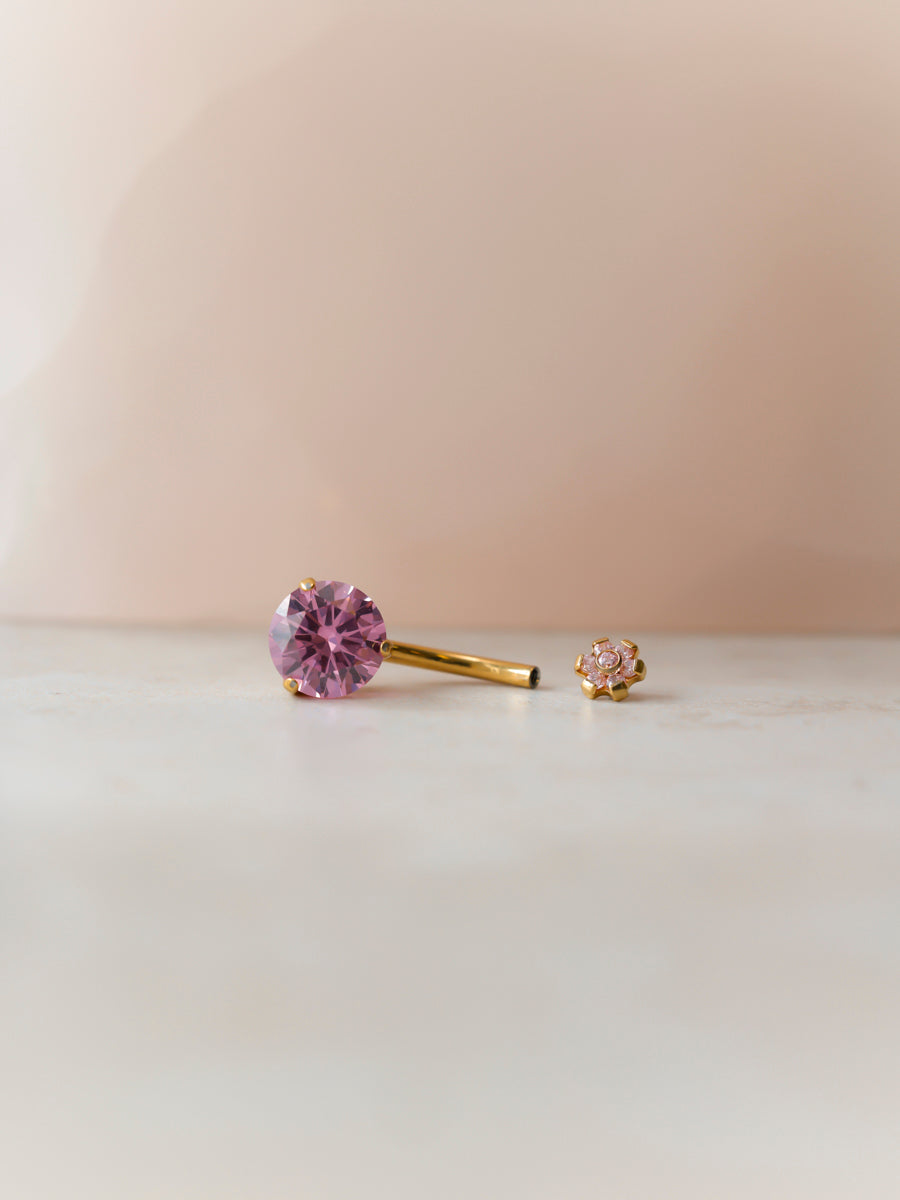 Whisper Petal Pink Titan Bauchnabelpiercing
