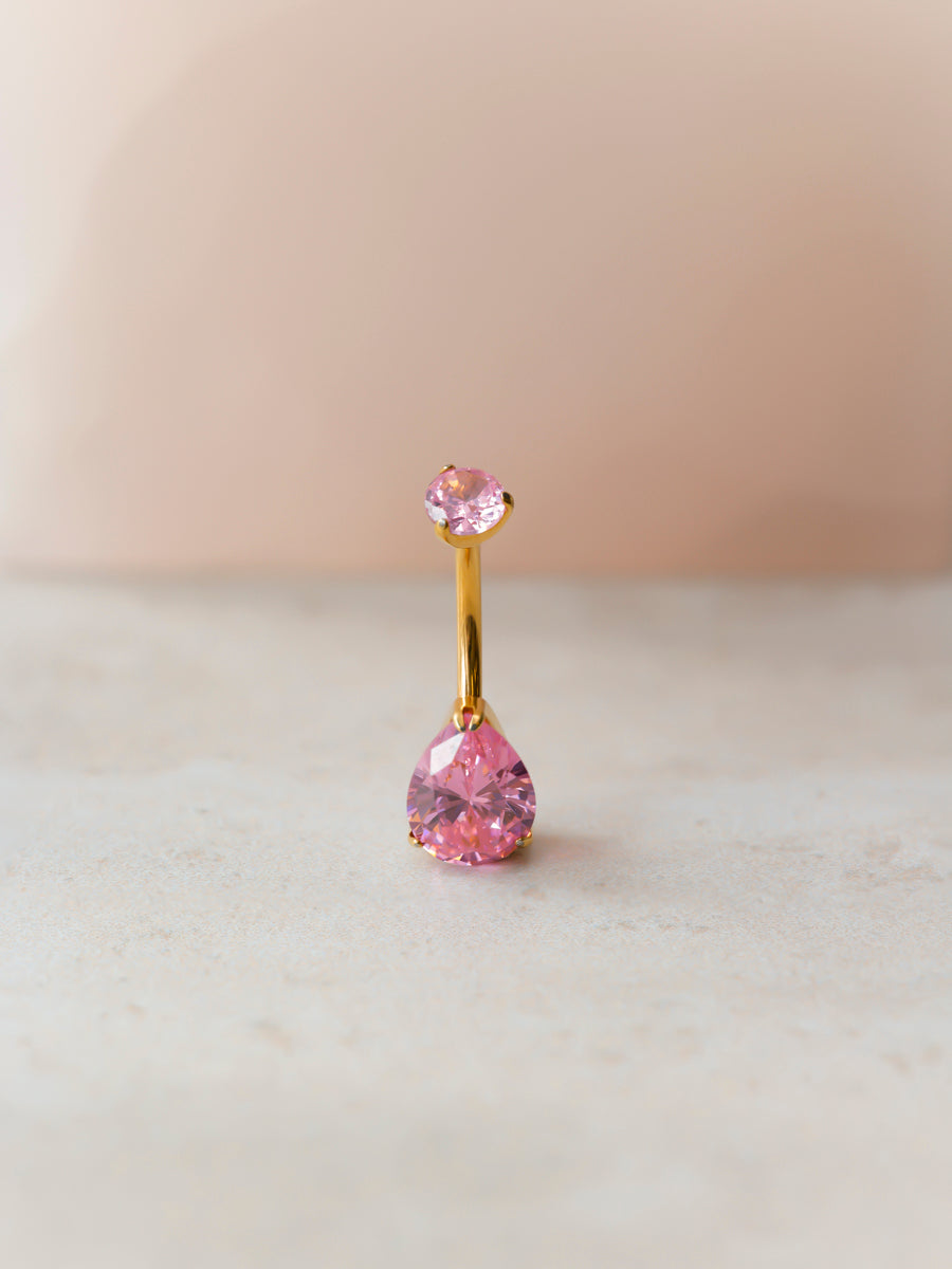 Dreamy Glow Pink Titan Bauchnabelpiercing