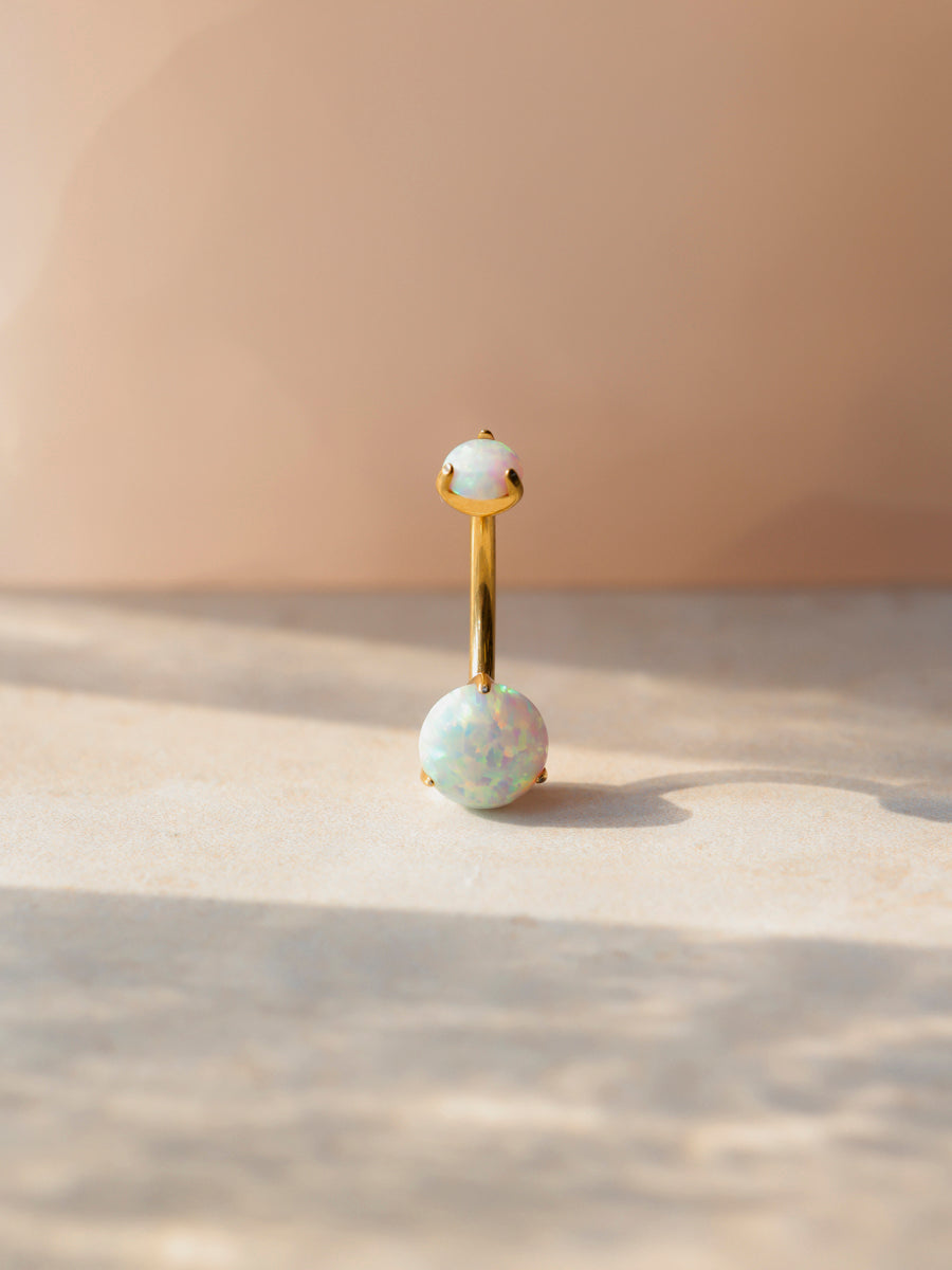 Stellar Whisper White Titan Bauchnabelpiercing