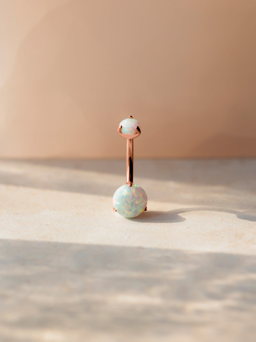 Stellar Whisper White Titan Bauchnabelpiercing