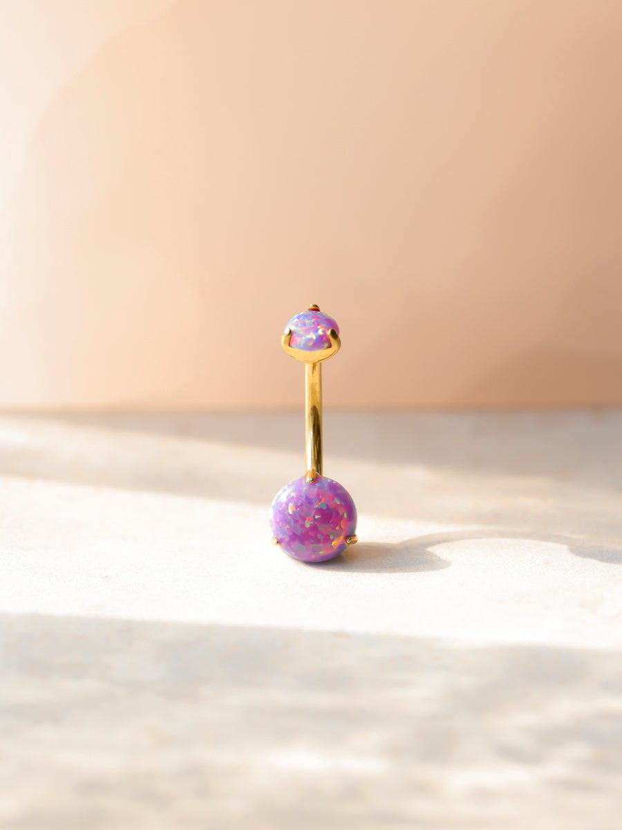 Stellar Whisper Purple Titan Bauchnabelpiercing