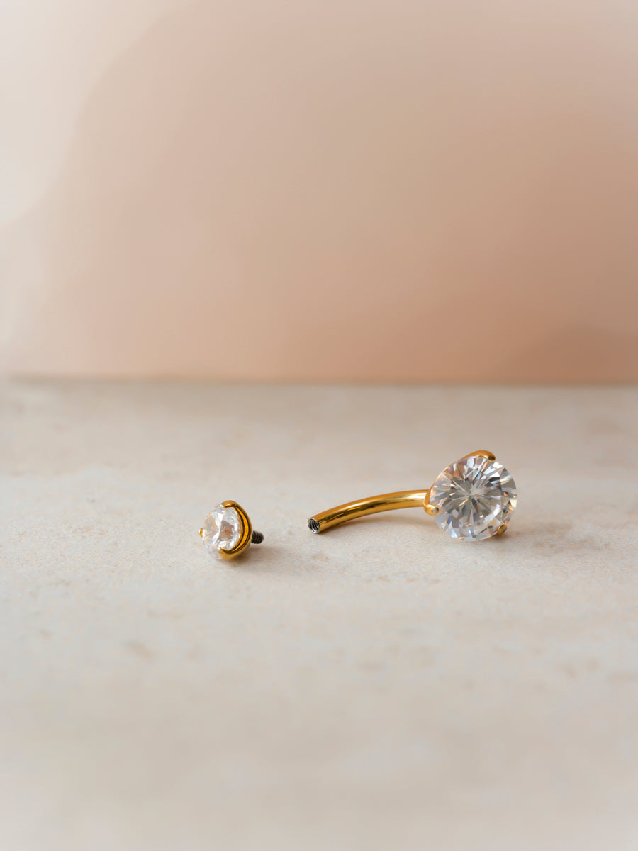 Pure Stardust Titan Bauchnabelpiercing