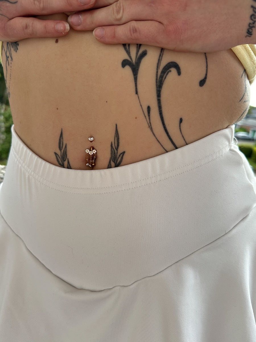 Blooming Glow Titan Bauchnabelpiercing