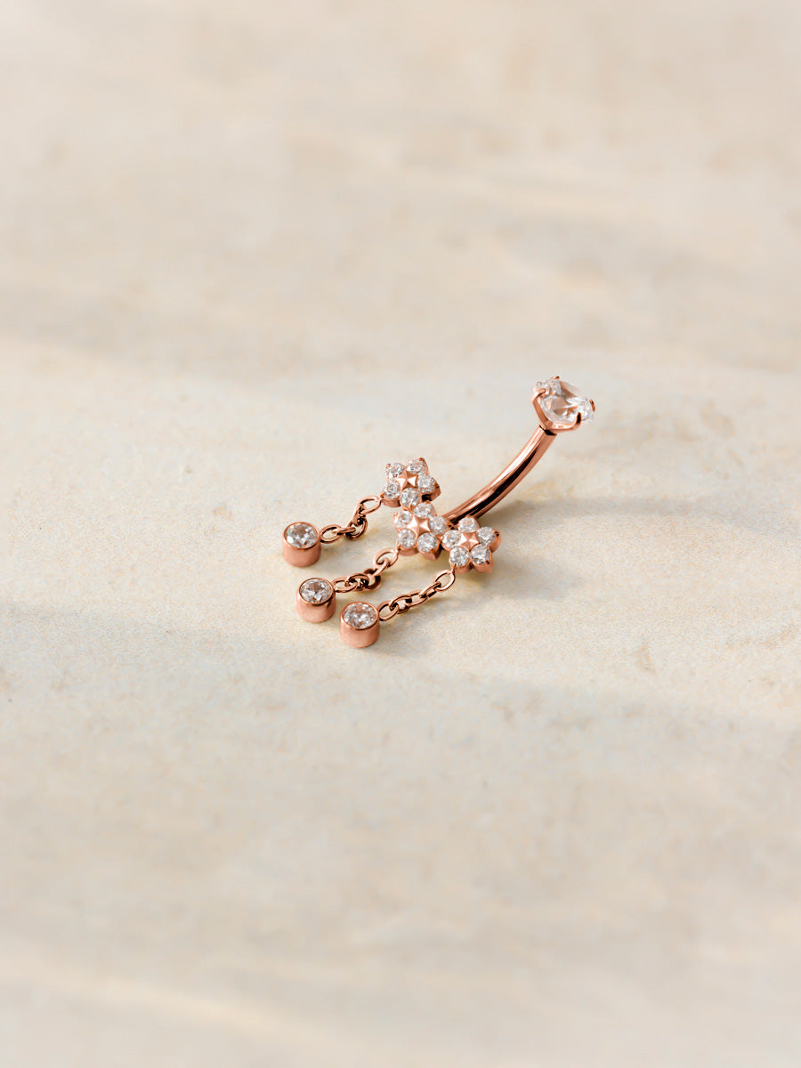 Blooming Glow Titan Bauchnabelpiercing