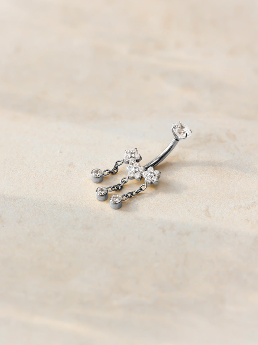 Blooming Glow Titan Bauchnabelpiercing