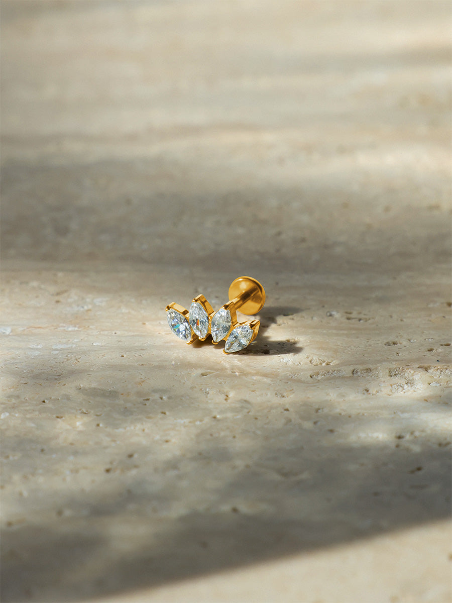 Dewy Leaves Titan Piercing