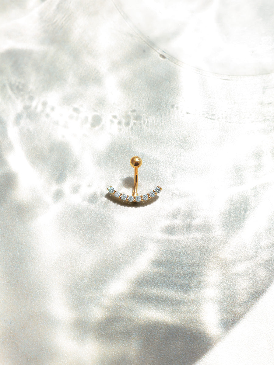 Diamond Curve Bauchnabelpiercing