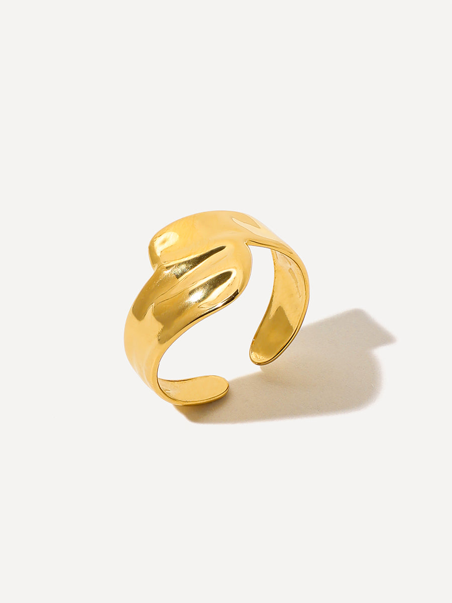 Wind Leaf Ring