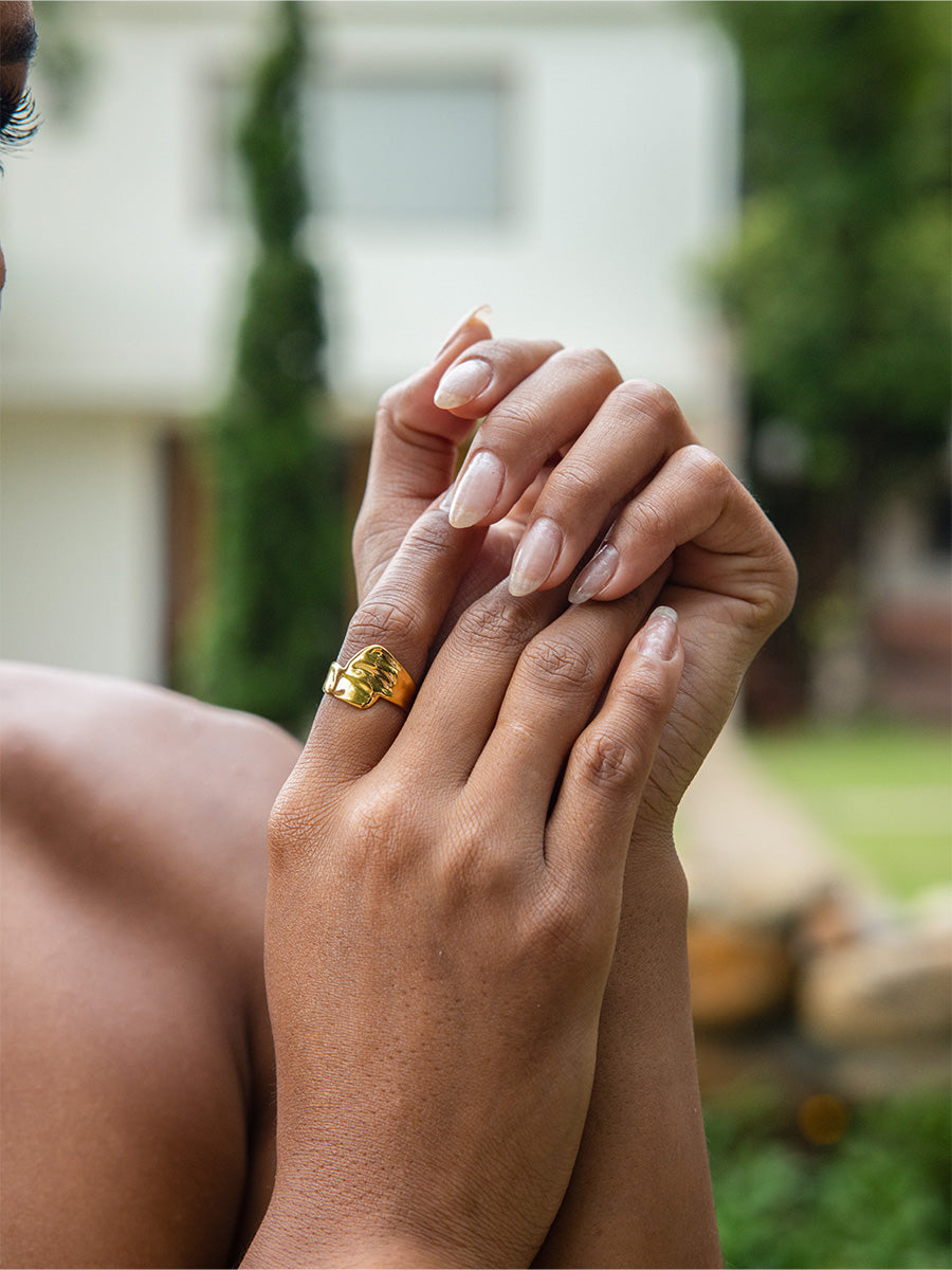 Wind Leaf Ring