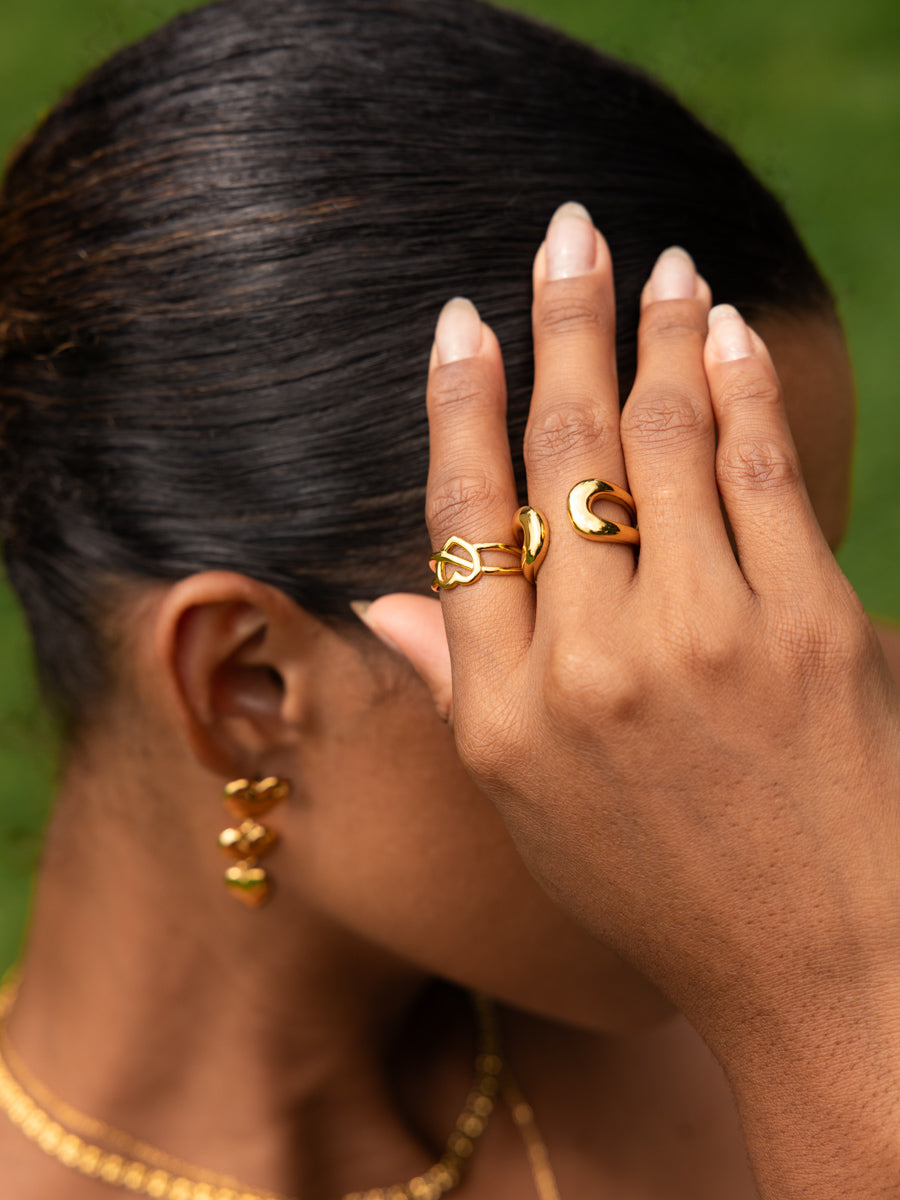 Elegant Duo Ring