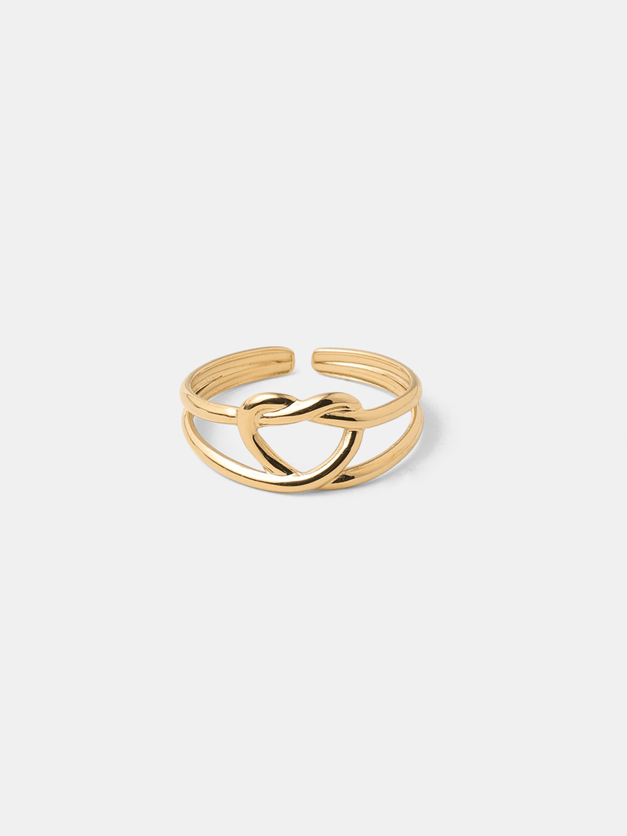 Intertwined Heart Ring ICRUSH