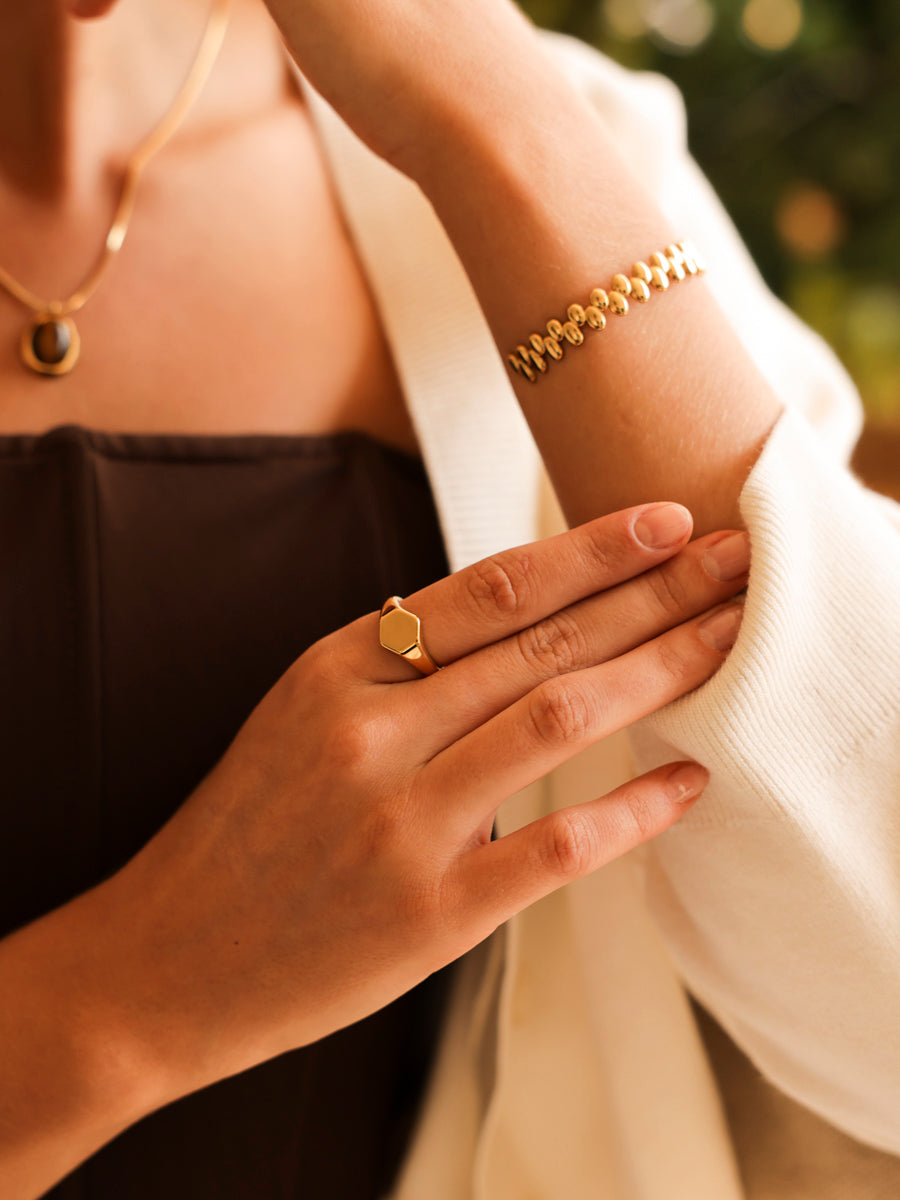 Geometric Shine Ring