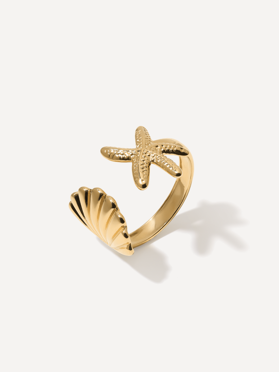 Shell Starfish Ring ICRUSH