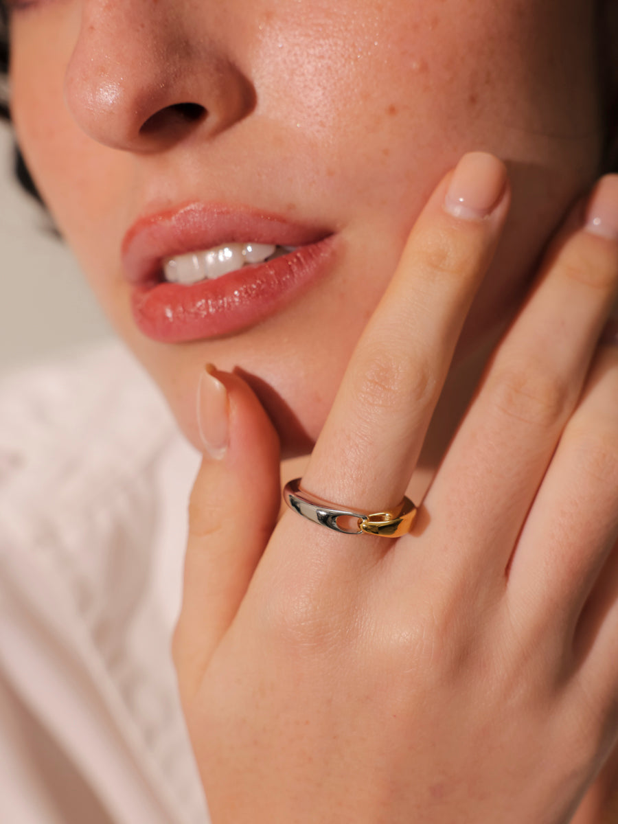 Linked Together Ring