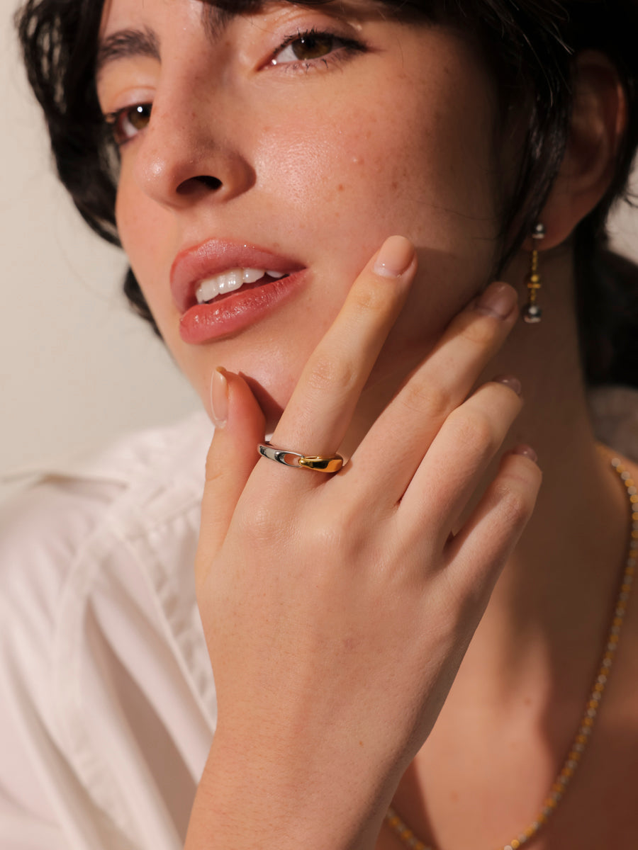 Linked Together Ring