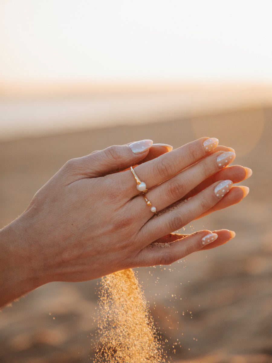 Whispering Pearl Ring