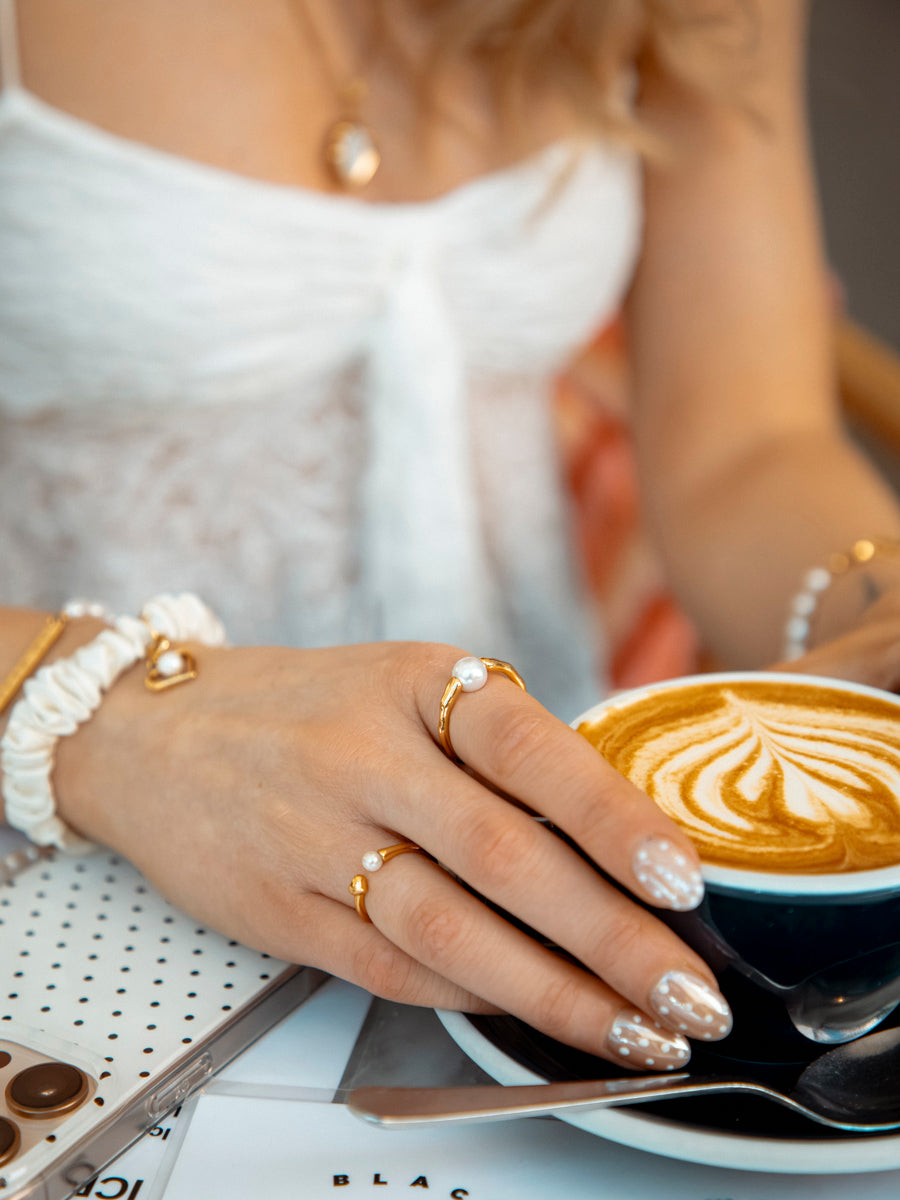 Whispering Pearl Ring