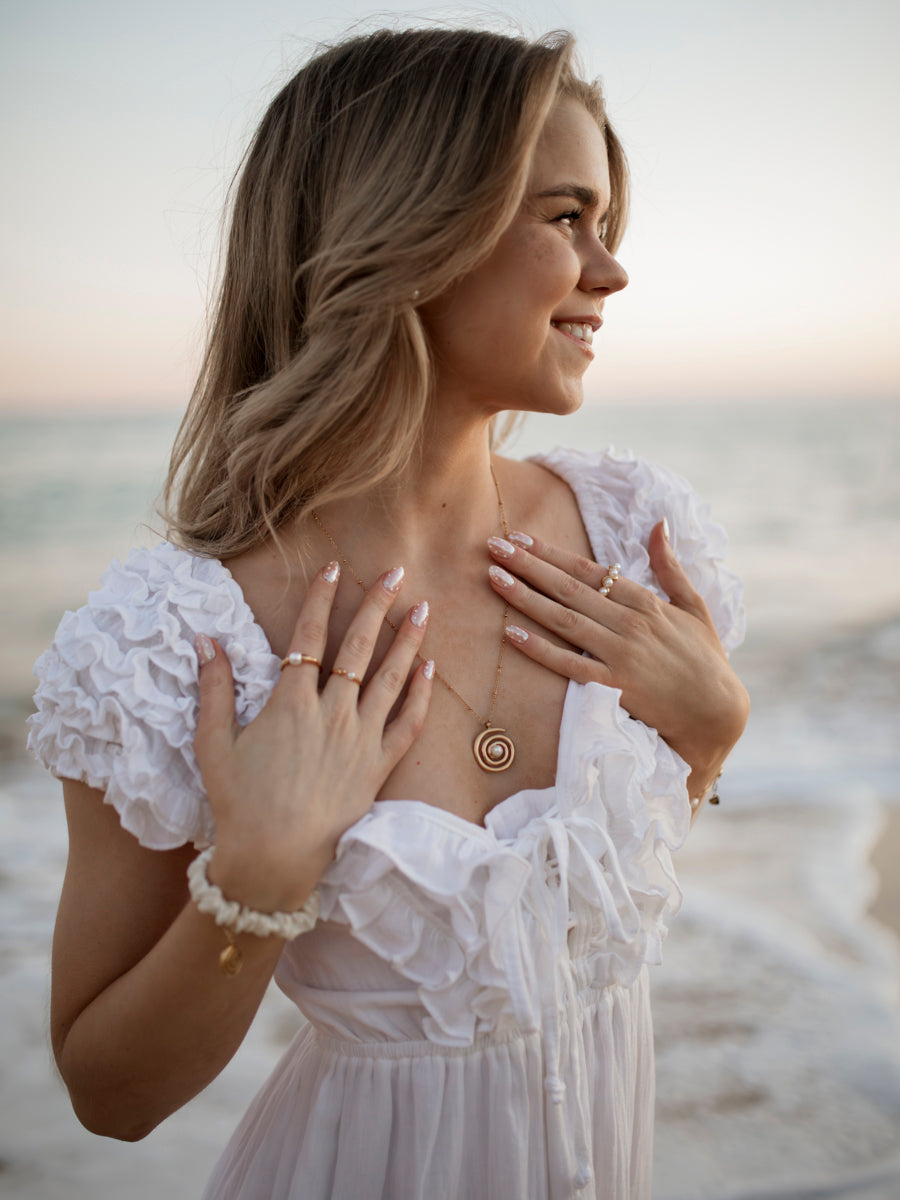 Whispering Pearl Ring