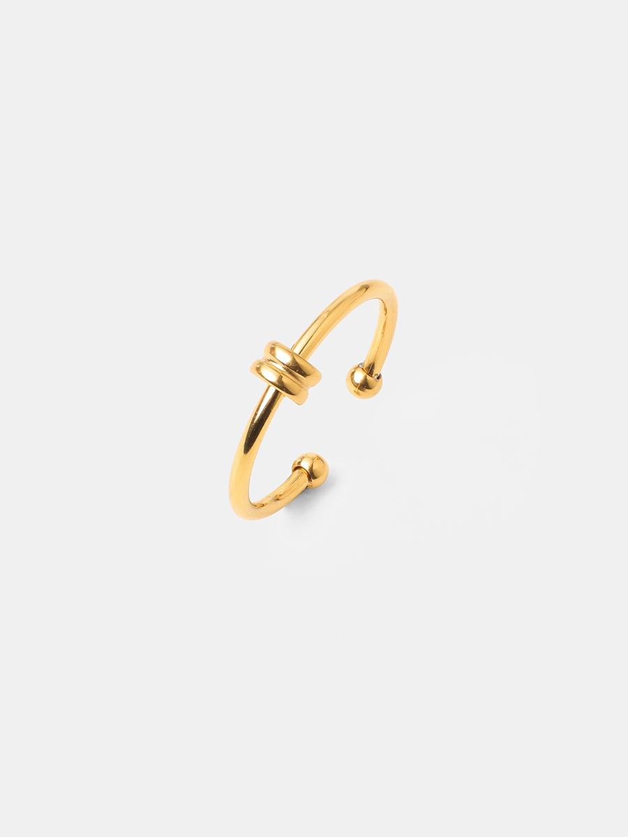 Elegant Duo Loop Ring