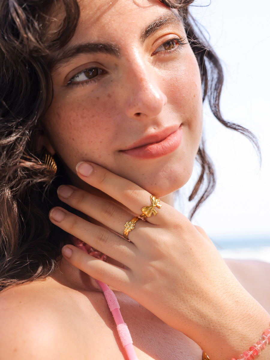 Blooming Flower Ring ICRUSH
