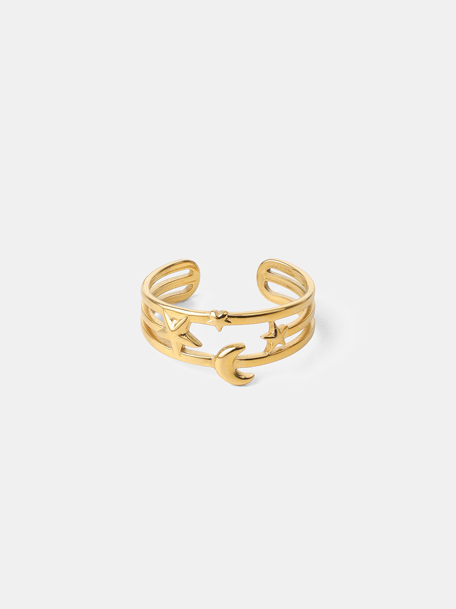 Moonlit Star Ring ICRUSH