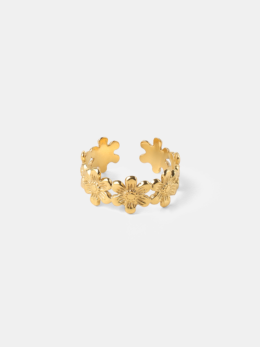 Flower Bloom Ring ICRUSH