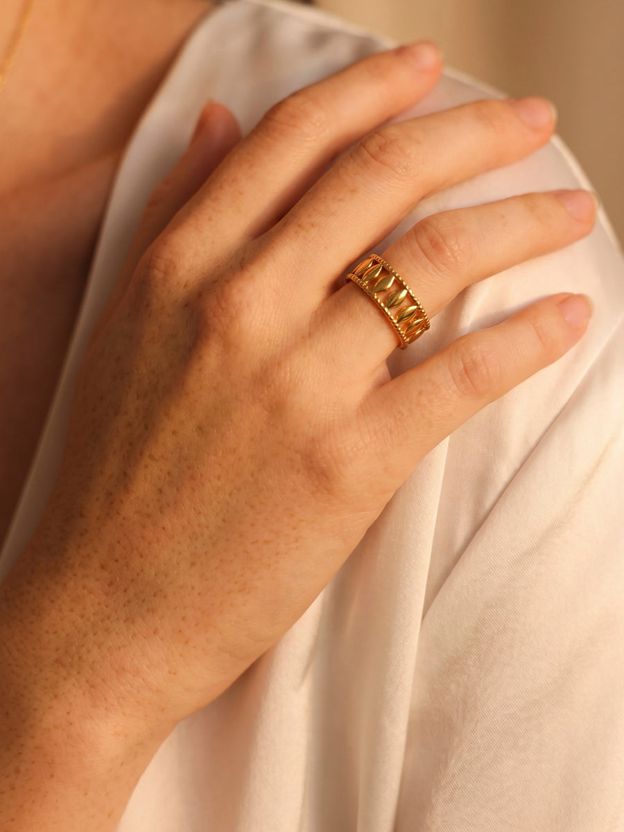 Bold Texture Ring ICRUSH