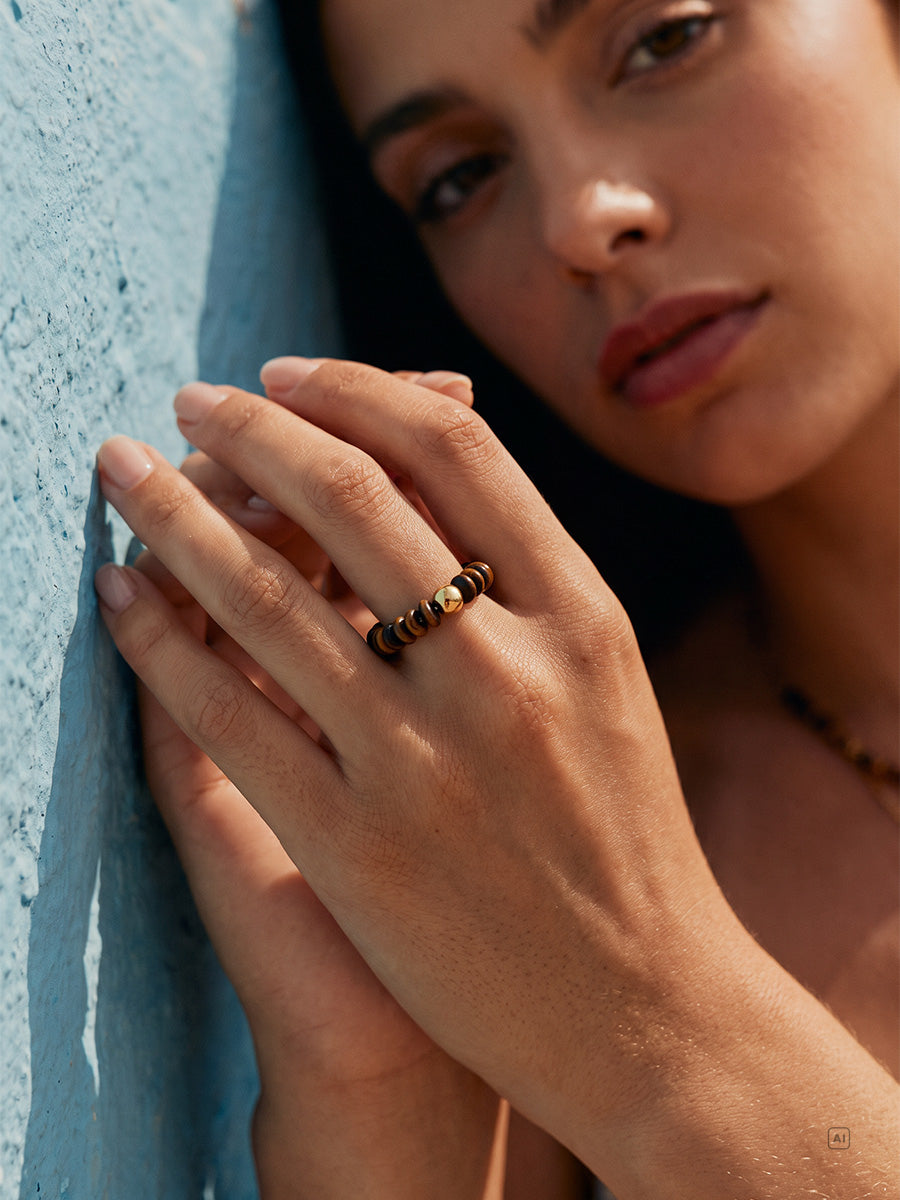Classic Tiger's Eye Mark Ring