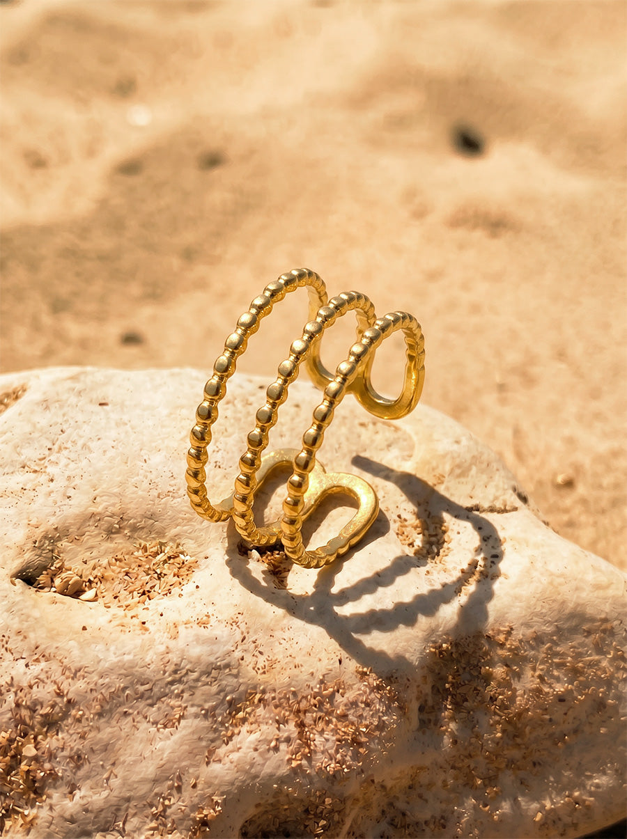 Textured Bead Ring ICRUSH