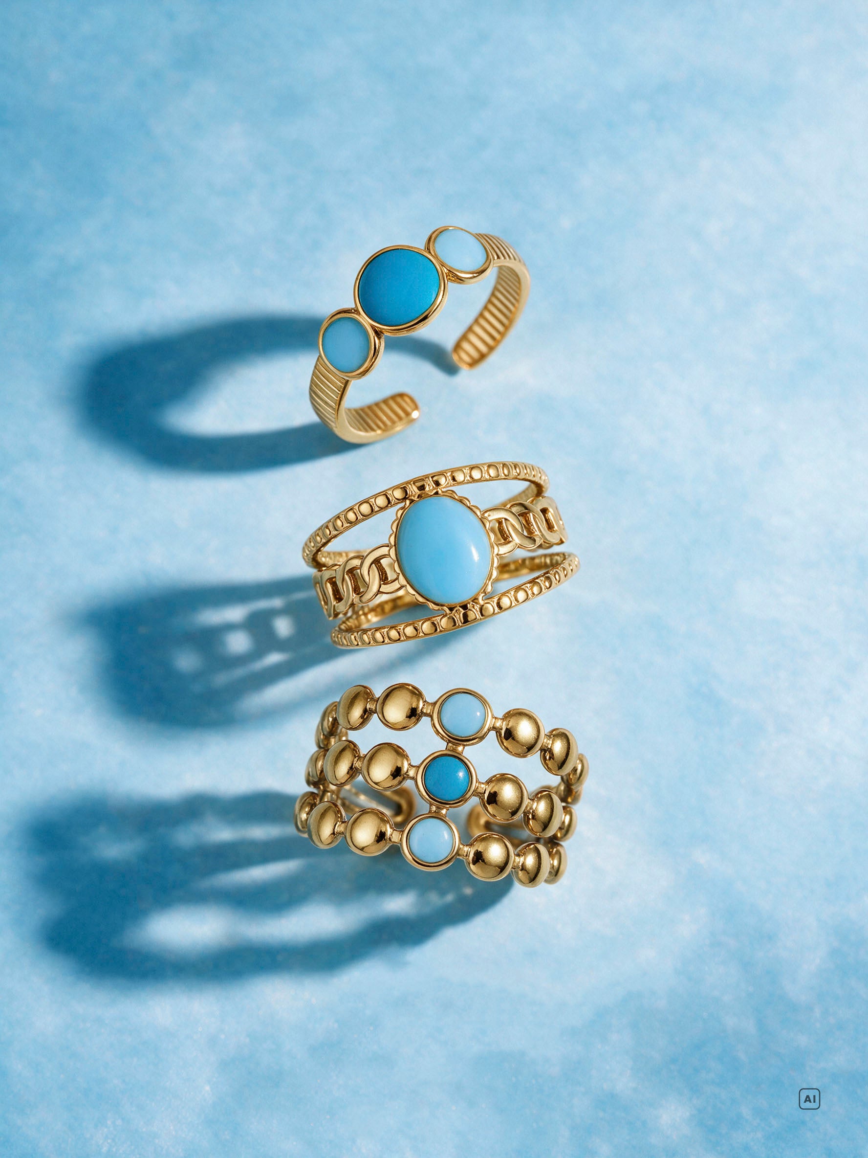 Triple Circle Ring
