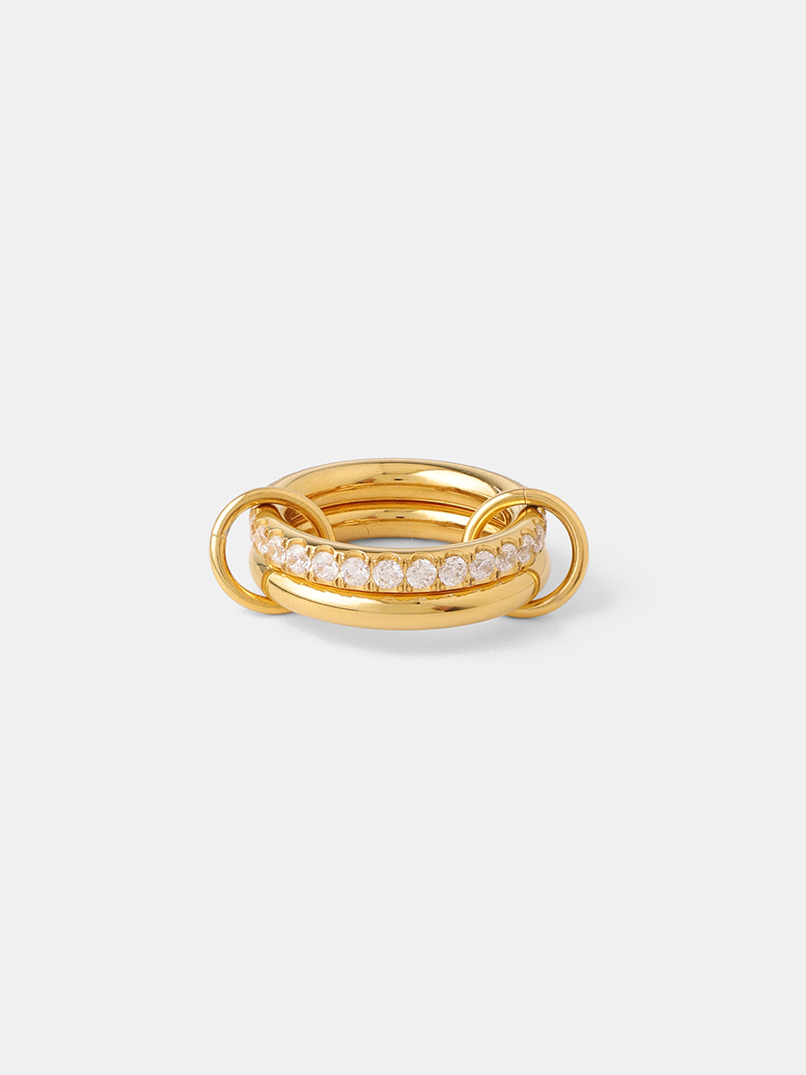 Diamond Intertwined Ring