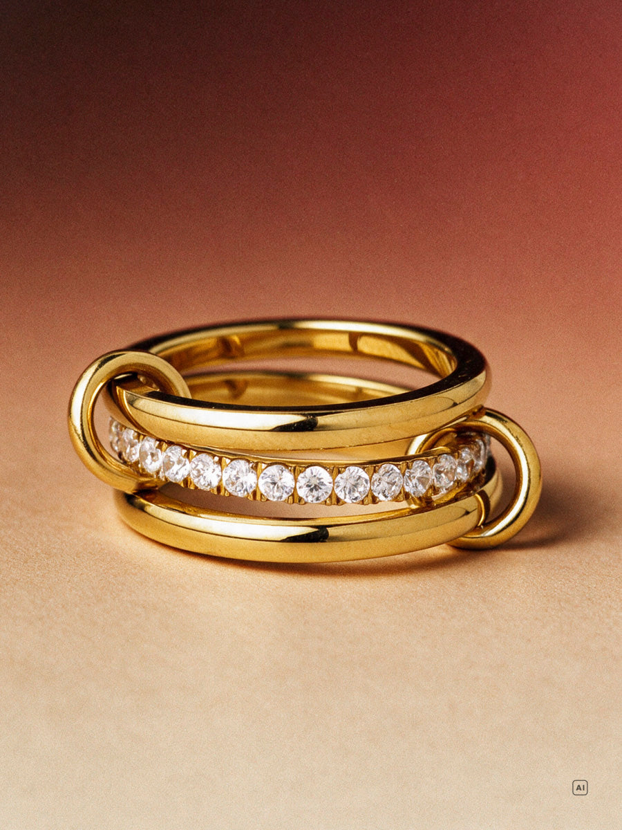 Heartfelt Link Ring