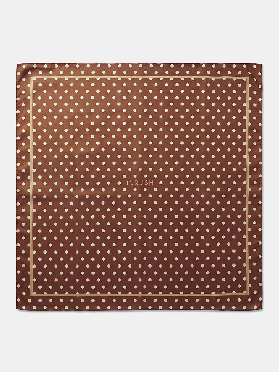 Vintage Dot Brown Tuch