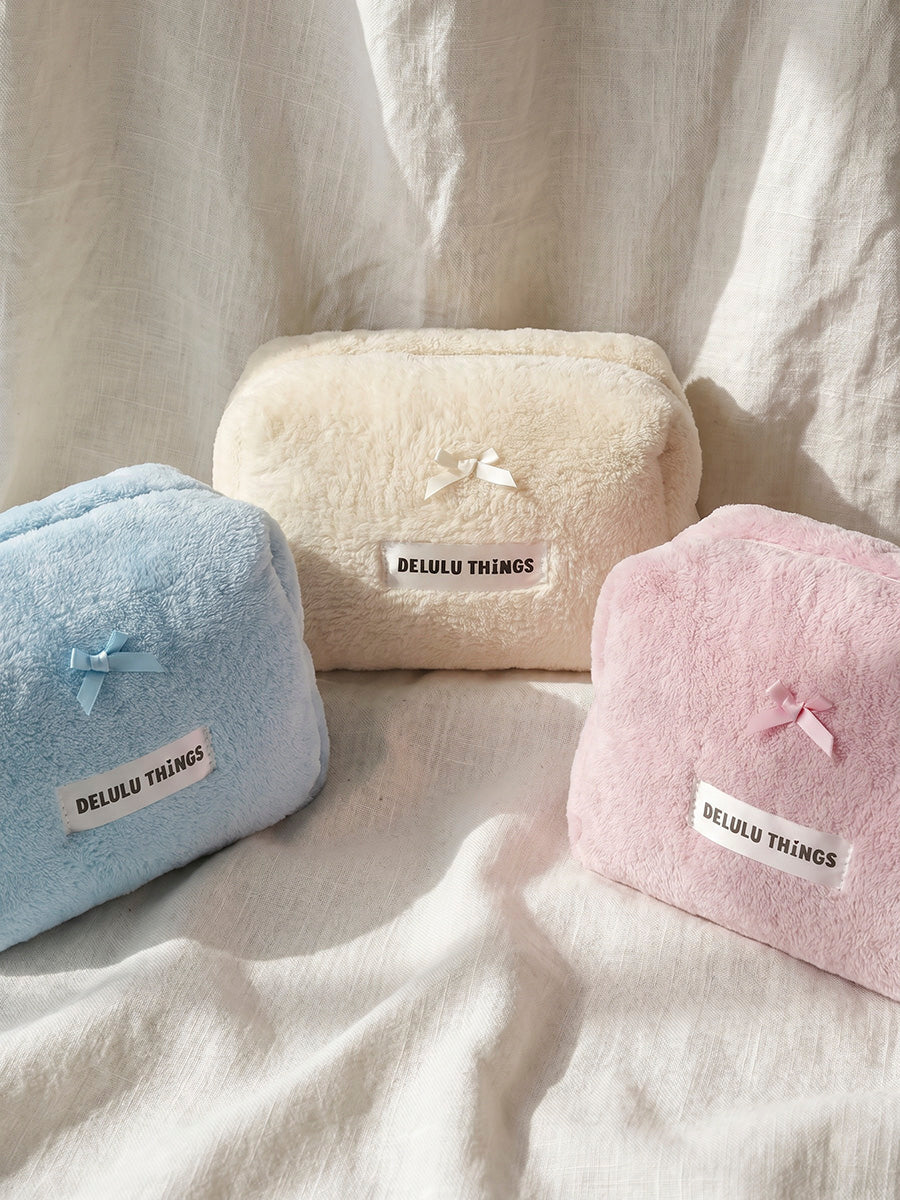 Cream Puff Pink Kosmetiktasche