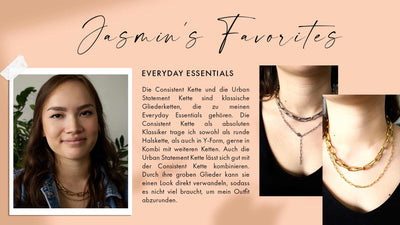 Jasmin trägt Consistent Kette