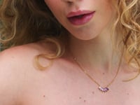 Kaleidos Lavender Kette Gold