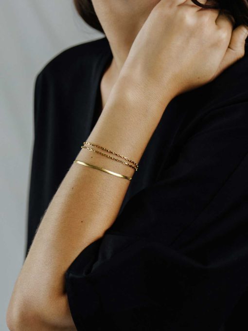 Sleek Armband ICRUSH Gold/Silver/Rosegold