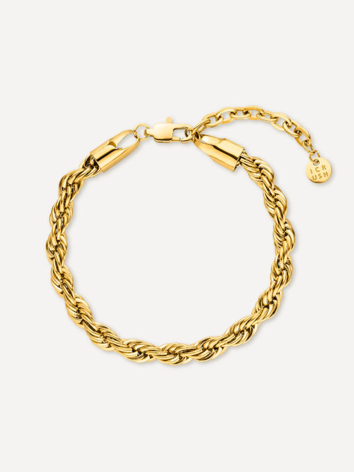 DNA Bracelet Gold ICRUSH Gold/Silver/Rose Gold