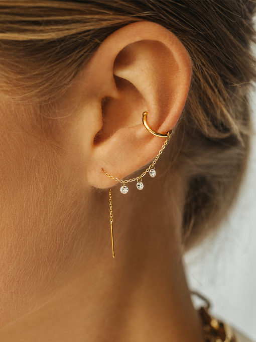 SPARK Earcuff SILBER ICRUSH Gold/Silver/Rosegold