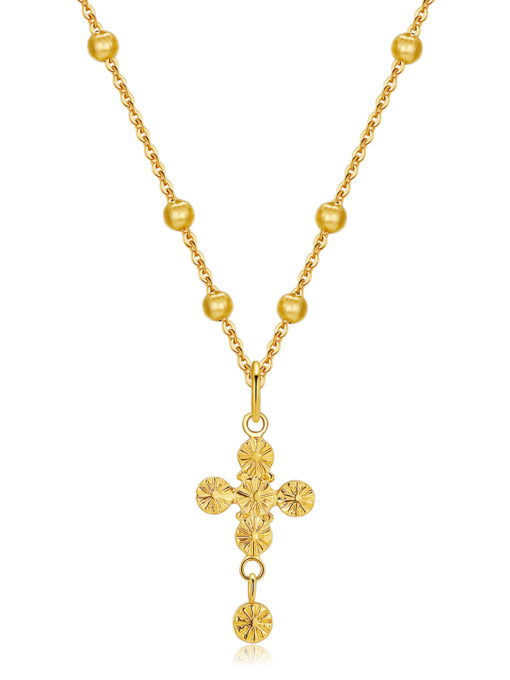 Blossom cross chain Gold ICRUSH Gold/Silver/Rose gold