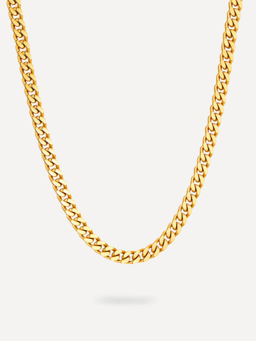 CHUNKY EXTENDED KETTE GOLD ICRUSH Gold/Silver