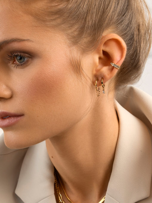 Inner Strength Gold ICRUSH Earrings Gold/Silver/Rose Gold