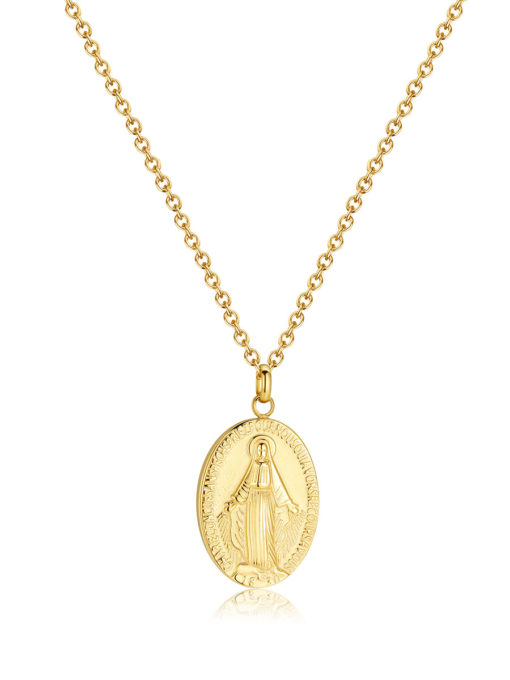 Virgin Mary CHAIN SILVER ICRUSH Gold/Silver/Rose Gold