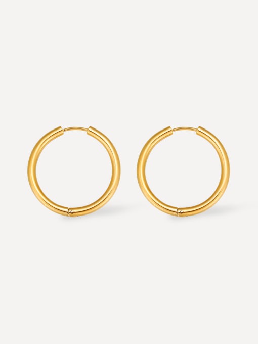 GLOSSY HOOPS OHRRINGE GOLD ICRUSH Gold/Silver/Rosegold
