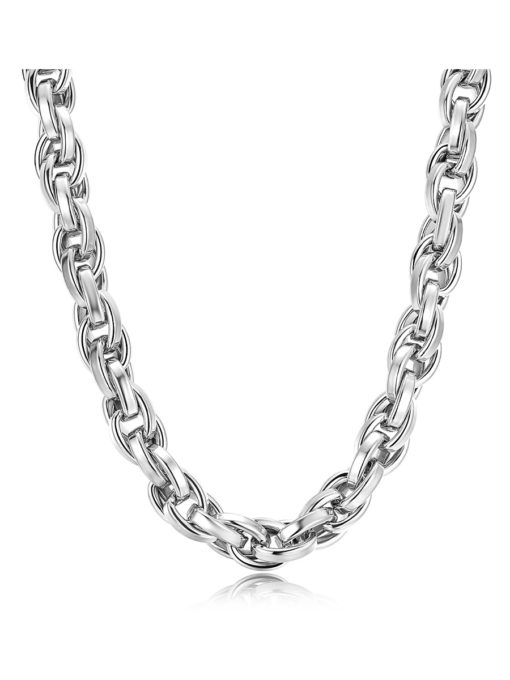 ROPE STATEMENT CHAIN SILVER ICRUSH Gold/Silver/Rose Gold