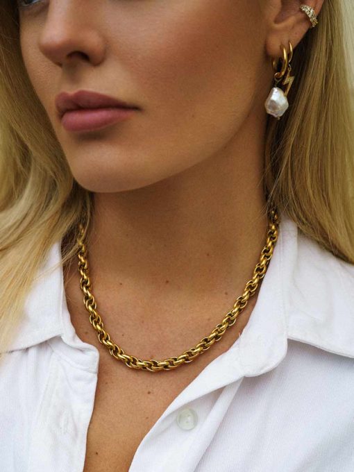 LOOSE ROPE KETTE GOLD ICRUSH Gold/Silver/Rosegold