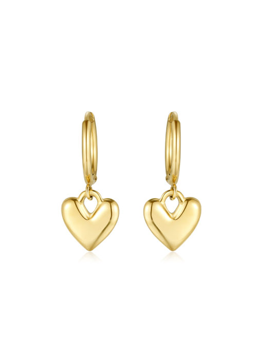 My Heart Ohrringe Gold ICRUSH Gold/Silver