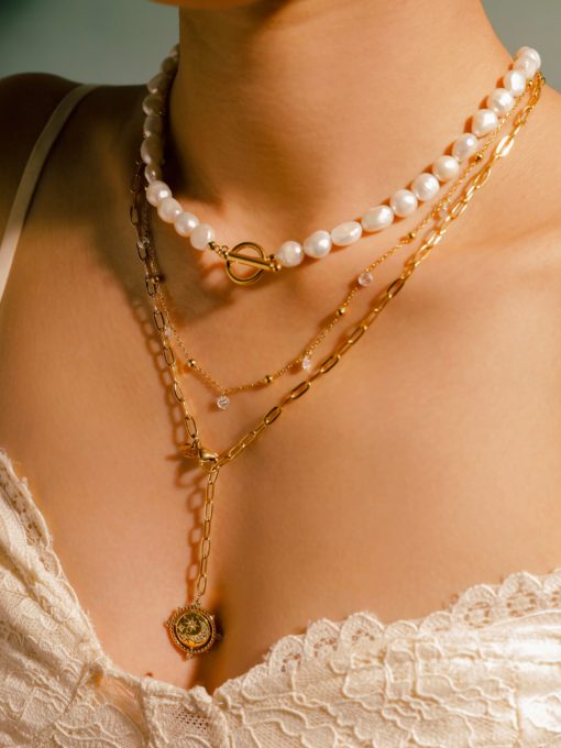 Pearls OT Chain Gold ICRUSH Gold/Silver/Rose Gold