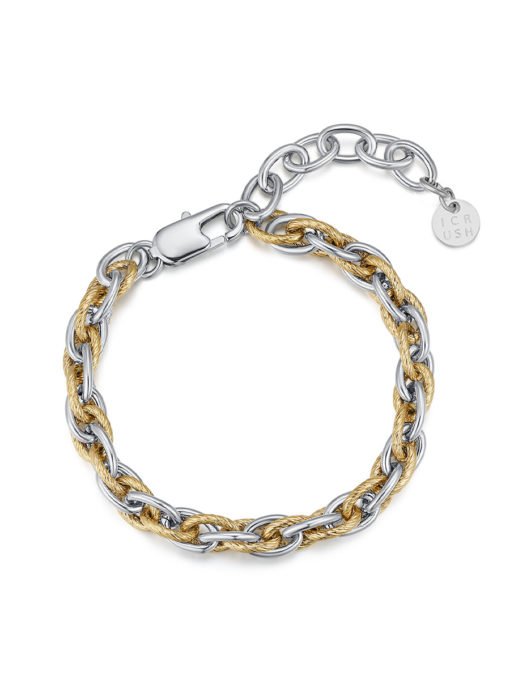 Innerlinked Bracelet Bicolour ICRUSH Gold/Silver/Rose Gold